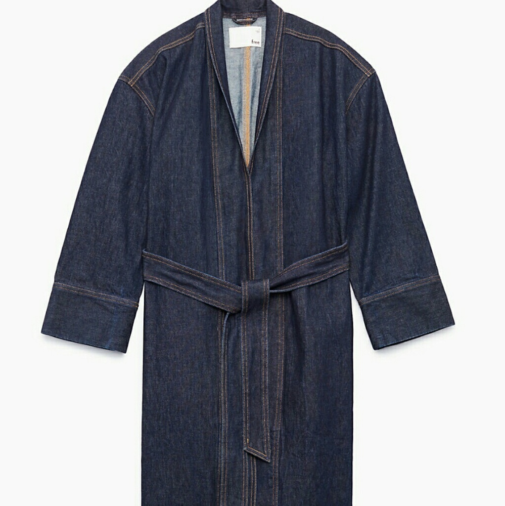 Denim Robe Jacket